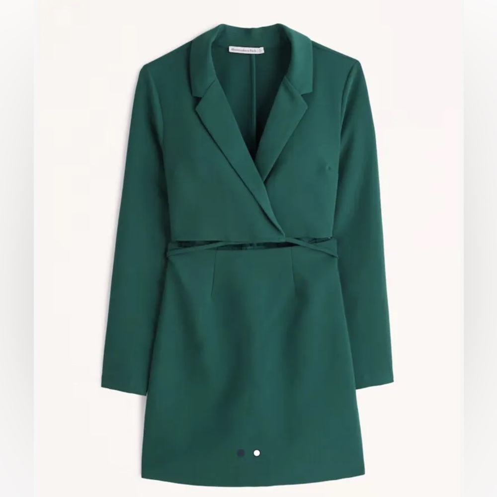 A&F NWT wrap front cut out blazer size Large